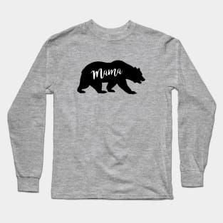 Mama Bear - print black Long Sleeve T-Shirt